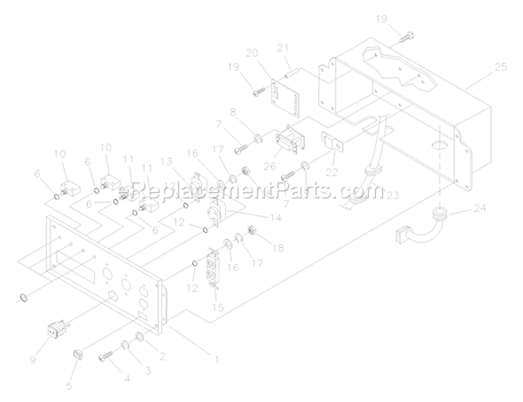 Page B Diagram and Parts List for 1470-0  Briggs and Stratton Generator